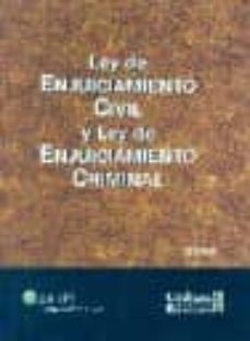 cb ley enjuiciamiento civil: ley de enjuiciamiento criminal-9788497258937
