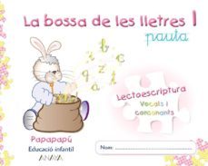 la bossa de les lletres 1. lectoescriptura-9788498770537