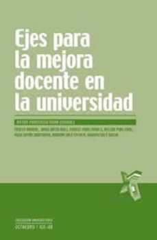 ejes para la mejora docente en la universidad-9788499211237