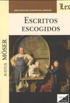 escritos escogidos (moser)-justus moser-9789563926637
