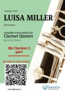bb clarinet 2 part of "luisa miller" for clarinet quintet (ebook)-9791221377637