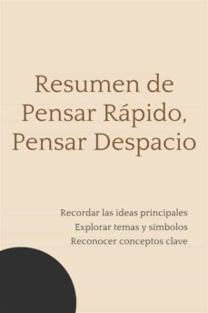 resumen de pensar rapido, pensar despacio (ebook)-daniel kahneman-9791222046037