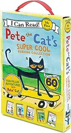 pete the cat s super cool reading collection: 5 i can read-james dean-9780062304247