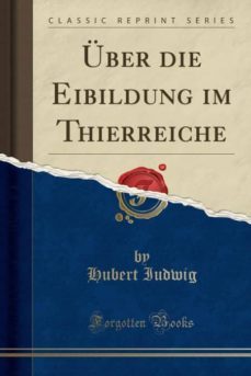 uber die eibildung im thierreiche (classic reprint)-9780259099147
