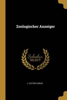 zoologischer anzeiger-9780530103747
