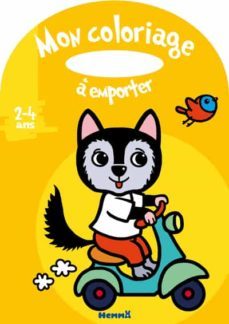 mon coloriage a emporter (2-4 ans) (loup mobylette)-9782508051647