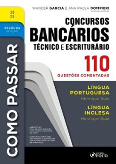 como passar em concursos bancarios - tecnico e escriturario - 2ª ed - 2025 (ebook)-henrique subi-9786561206747