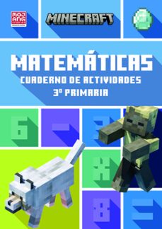 minecraft oficial: cuaderno de actividades, matematicas 3.º prima ria-9788410645547