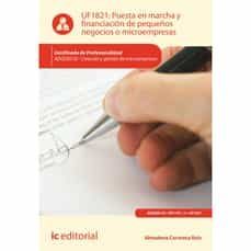 (i.b.d.) puesta en marcha y financiacion de pequeños negocios o microempresas.-9788411035347