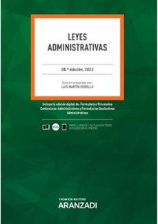 leyes administrativas-luis martin rebollo-9788411245647