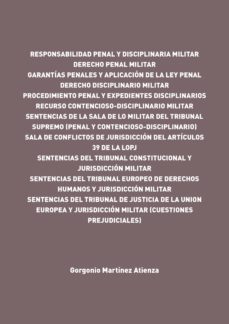 responsabilidad penal y disciplinaria militar (ebook)-gorgonio martinez atienza-9788412435047