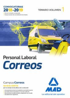 personal laboral de correos y telegrafos: temario (vol. 1)-9788414214947