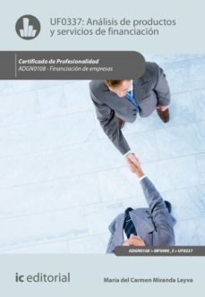 analisis de productos y servicios de financiacion. adgn0108 (ebook)-maria del carmen miranda leyva-9788416629947