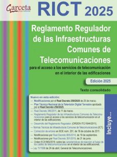 reglamento regulador de las infraestructuras comunes de telecomun icaciones-9788419034847