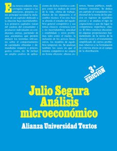 analisis microeconomico-julio segura-9788420681047