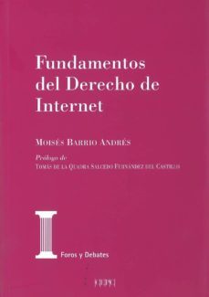 fundamentos del derecho de internet-moises barrio andres-9788425917547