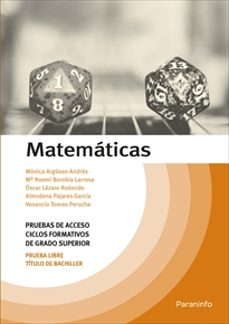 matematicas. pruebas de acceso ciclos formativos de grado superior-monica argueso andres-maria noemi borobia larrosa-9788428341547