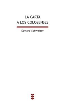 la carta a los colosenses-eduard schweizer-9788430110247