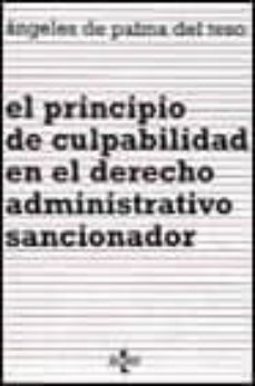 el principio de culpabilidad en el derecho administrativo sancion ador-9788430929047