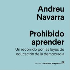 prohibido aprender (audiolibro)-andreu navarra-9788433904447