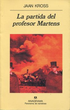 la partida del profesor martens-jaan kross-9788433906847