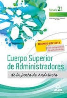 cuerpo superior de administradores [especialidad gestion financiera (a1 1200)] de la junta de andalucia. temario. volumen-9788467694147