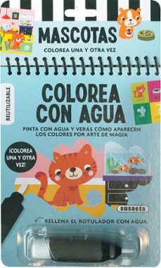 mascotas. colorea con agua-9788467786347