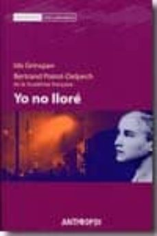 yo no llore-9788476589847