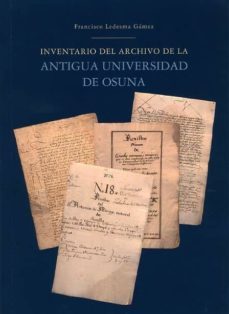 inventario archivo antigua universidad-francisco ledesma-9788477983347