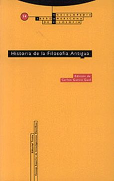 historia de la filosofia antigua-carlos garcia gual-9788481641547