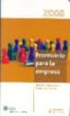 prontuario para la empresa 2008-9788482356747