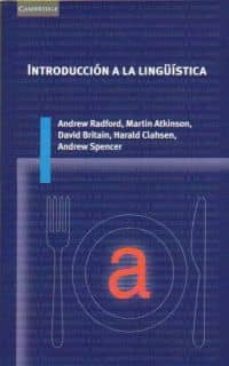 introduccion a la linguistica-andrew radford-9788483230947