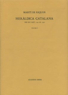 heraldica catalana: des lany 1150 al 1550-9788485704347