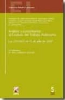 analisis y comentarios al estatuto del trabajo autonomia: ley 20/ 2007, de 11 de julio de 2007-9788496889347