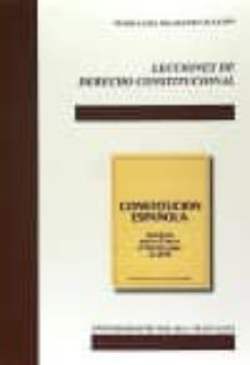 lecciones de derecho constitucional-9788497478847