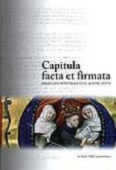 capitula facta et firmata. inquietuds artistiques en el quatre-cents-maria rosa teres-9788497916547