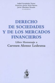 derecho de sociedades y de los mercados financieros-isabel gernandez torres-9788498903447