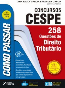 como passar em concursos cespe: direito tributário (ebook)-wander garcia-ana paula garcia-9788582422847