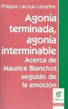 agonia terminada, agonia interminable-philippe lacoue labarthe-9789506026547