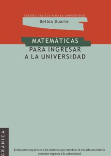 matematicas para ingresar a la universidad-9789506413347