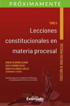 lecciones constitucionales en materia procesal. tomo ii. (ebook)-9789587909647