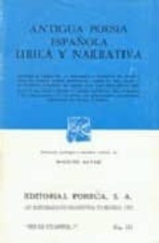 antigua poesia española lirica y narrativa-manuel alvar-9789684326347