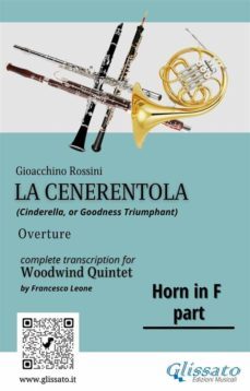 french horn in f part of "la cenerentola" for woodwind quintet (ebook)-9791220859547