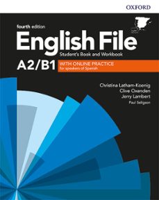 english file 4th edition a2/b1. student s book and workbook without key pack-9780194037457