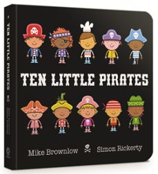 ten little pirates board book-mike brownlow-9781408346457