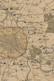 1870 plan of paris and its surroundings showing all fortifications-9781945366857