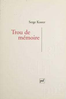-serge koster-9782130725657