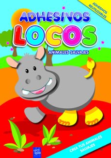 adhesivos locos: animales salvajes-9788408089957