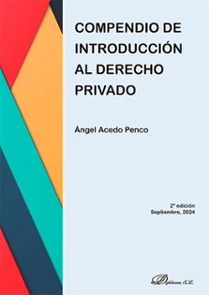 compendio de introduccion al derecho privado-angel acedo penco-9788410706057