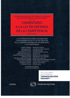 comentario a la ley de defensa de la competencia-jose massaguer fuentes-9788413086057